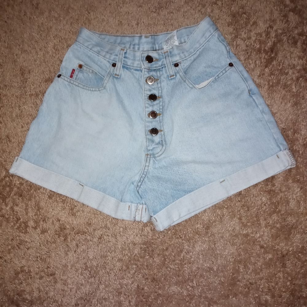 Vintage High Waisted Jean Shorts